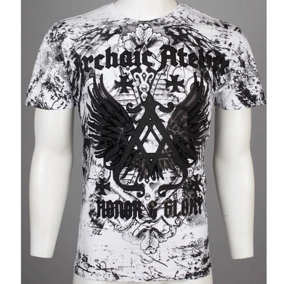 Archaic By Affliction Men's T-Shirt ACHILLES - Picture 4 of 8